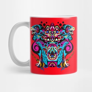 mantra of kaijus the mandala pattern hand of gods Mug